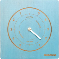 Orologio Per Maree In Bambù A Quadrante Singolo
